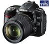 NIKON D90 + AF-S DX Nikkor 18-105mm f/3.5-5.6G ED VR Objectiv + Digitaler Multimedia-Bilderrahmen 10,4
