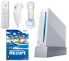 NINTENDO Spielkonsole Wii + 1 Nunchuk + 1 Wiimote + Wii Motion Plus + Wii Sport Resort + Kabelloser Empfänger (Sensor Bar) [WII]