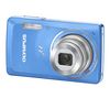 OLYMPUS µ[mju:]  5010 - Light Blue + Ultrakompakte PIX-Ledertasche + SDHC-Speicherkarte 4 GB + Akku Li-42B-kompatibel