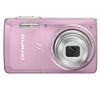 µ[mju:]  5010 - Light Pink + Ultrakompaktes Etui 9,5 x 2,7 x 6,5 cm + SDHC-Speicherkarte 4 GB + Akku Li-42B-kompatibel