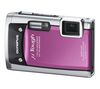 OLYMPUS µ[mju:]  Tough-6020 - Candy Pink + Ultrakompaktes Etui 9,5 x 2,7 x 6,5 cm + SDHC-Speicherkarte 8 GB + Akku LI-50B + Speicherkartenleser 1000 in 1 USB 2.0