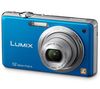 Lumix  DMC-FS10 - blau + Tasche Compact 11 X 3.5 X 8 CM Schwarz + SDHC-Speicherkarte 4 GB + Akku DMW-BCF10