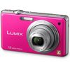 Lumix  DMC-FS10 - rosa + Etui TNB Schwarz-Pink
