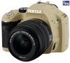 PENTAX K-x - Beige + Objektiv DA L 18-55 mm f/3,5-5,6  + Tasche Reflex 15 X 11 X 14.5 CM + SDHC-Speicherkarte 16 GB  + Ladegerät 8H LR6 (AA) + LR035 (AAA) V002 + 4 Akkus NiMH LR6 (AA) 2600 mAh