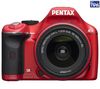 PENTAX K-x Rot + Objektiv DA L 18-55 mm f/3,5-5,6  + Tasche Reflex 15 X 11 X 14.5 CM + SDHC-Speicherkarte 8 GB