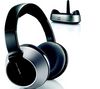 PHILIPS Kabelloser HiFi-Kopfhörer SHC8525 + Ohrhörer STEALTH - schwarz