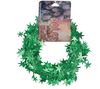 PIXMANIA Girlande mit glänzenden Sternen - feuerbeständig - grün - 750 cm
