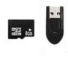 PIXMANIA microSD-Speicherkarte 8 GB + USB-Lesegerät