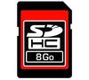 SDHC-Speicherkarte 8 GB + SD Speicherkarte 2 GB