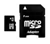 Speicherkarte Micro SD HC 4 GB + SD-Adapter
