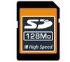 Speicherkarte SD High Speed 60X 128 MB
