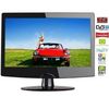 LCD/DVD Combo Q19A2D + TV-Möbel Esse Mini - schwarz