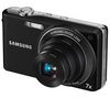 SAMSUNG PL200 - Digitalkamera - Kompaktkamera - 14.2 Mpix - optischer Zoom: 7 x - unterstützter Speicher: SD, SDHC-Speicherkarte - Schwarz + Kompaktes Lederetui 11 x 3,5 x 8 cm
