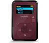 SANDISK MP3-Player mit FM-Radio Sansa Clip+ 4 GB - bordeauxrot + Audio-Adapter - Klinken-Doppelstecker - 1 x 3,5 mm Stecker auf 2 x 3,5 mm Buchse