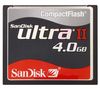 Speicherkarte SANDISK CF ULTRA II 66X 4 GB + Speicherkarte CompactFlash 80x 2 GB