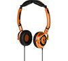 SKULLCANDY Kopfhörer Lowrider ORG S5LWCZ-039 - Orange + Audio-Adapter - Klinken-Doppelstecker - 1 x 3,5 mm Stecker auf 2 x 3,5 mm Buchse