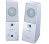 SONY 2.0-Lautsprecher SRS-Z50 - Weiß + .Audio Switcher Headset-Umschalter + Nachfüllpack mit 100 Feuchttüchern