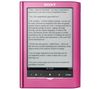 SONY E-Book-Reader PRS-350 - Reader Pocket Edition - Rosa + PRS-ASC35 - Schutzabdeckung für eBook-Reader - Blau