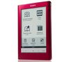 SONY E-Book-Reader PRS-600 Touch rot + SDHC-Speicherkarte 4 GB