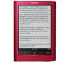 SONY E-Book-Reader PRS-650 Reader Touch Edition - Rot + SDHC-Speicherkarte 4 GB