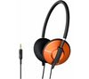 SONY Kopfhörer MDR-570LP - orange + Audio-Adapter - Klinken-Doppelstecker - 1 x 3,5 mm Stecker auf 2 x 3,5 mm Buchse