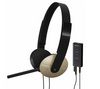 SONY Kopfhörer mit Mikrofon DR-350USB + USB 2.0-4 Port Hub