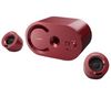 SONY Lautsprecher 2.1 SRS-D25 - rot + .Audio Switcher Headset-Umschalter + Nachfüllpack mit 100 Feuchttüchern