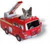 Katzenkörbchen - Feuerwehrauto
