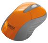 SWEEX Drahtlose Maus Wireless Mouse MI423 - Orangey Orange + Hub 2-en-1 7 Ports USB 2.0 + Spender EKNLINMULT mit 100 Feuchttüchern