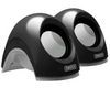 SWEEX Lautsprechersystem Notebook Speaker Set SP130 - Jet Black + .Audio Switcher Headset-Umschalter + Nachfüllpack mit 100 Feuchttüchern