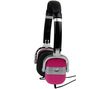 TNB Kopfhörer VINTAGE CSV1PK - Silber/Rosa + Audio-Adapter 3,5-mm-Klinken-Kupp. - 6,3-mm-Klinken-St.