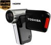 TOSHIBA HD-Camcorder Camileo P30 + Tasche Compact 11 X 3.5 X 8 CM Schwarz + SDHC-Speicherkarte 4 GB