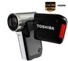 TOSHIBA HD-Camcorder Camileo P30 + Tasche Compact 11 X 3.5 X 8 CM Schwarz + Lithium-Ionen Akku PX-1425 + SDHC-Speicherkarte 8 GB + Speicherkartenleser 1000 in 1 USB 2.0