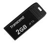 TRANSCEND JetFlash T3 - USB-Flash-Laufwerk - 2 GB - schwarz + Kabel HDMI-Stecker / HDMI-Stecker - 2 m (MC380-2M) + MediaGate HD