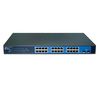 TRENDNET Intelligenter webbasierter Gigabit Switch 24 Ports 10/100/1000 MB TEG-240WS + Gedrehtes Ethernet Patchkabel Kategorie 5 RJ-45 - 1.00m